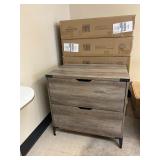 NEW - Walker Edison Modern Industrial 2-Drawer File Cabinet - MSRP $299