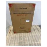 Lirago 16 in. W x 24 in. H Rectangular Recessed Surface Mount Medicine Cabinet Mirror Black
