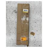 DELUXE DL LIVING 21.25 in. W. Carrara Engineered Stone Side splash in White