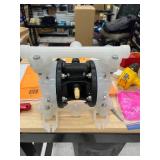 USED VEVOR (See Pictures) Air-Operated Double Diaphragm Pump 1/2 in. Inlet Outlet 8.8 GPM 120PSI PET Diaphragm Transfer Pump for Petroleum Diesel