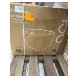Swiss Madison St. Tropez Wall Hung Elongated Toilet Bundle in Glossy White