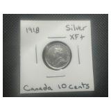 1918 AU Canada Dime