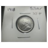 1918 AU Canada Dime