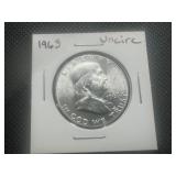 1963 BU Franklin Half Dollar