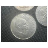 (3) UK Commemorative Crowns. Clad - (2) are AU the other is average circulation.