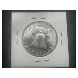 1962 D Uncirculated Franklin Half Dollar