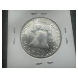 1962 D Uncirculated Franklin Half Dollar