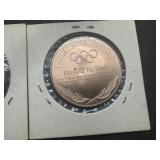 (2) Summer Olympic Commemorative Medallions