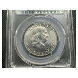 1953 Graded Franklin Half Dollar. PCGS MS63