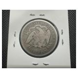 1877 S Seated Half Dollar