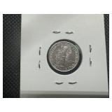 1941 D High Grade Mercury Dime. AU or Better.