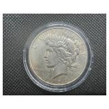 1927 S Semi-Key Date Peace Dollar XF Original Surfaces