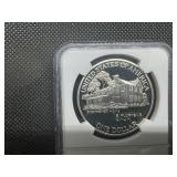 1990 S PF69 IKE Commemorative Dollar NGC