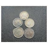 Silver Canada Nickels