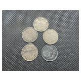 Silver Canada Nickels