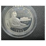 1993 90% Silver Madison Commemorative Half Dollar Proof