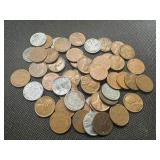 50 Mixed Wheat Cents