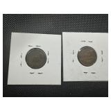 (2) Indian Head Pennies