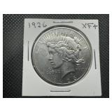 1926 Better Date XF+ Peace Dollar