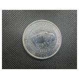 2015 BU 1.25oz Silver Canada $8. Limited Release - Bison Variety