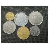 1944 DE Uncirculated France Dix Francs & French Coinage-WW2 Era