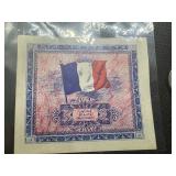 1944 DE Uncirculated France Dix Francs & French Coinage-WW2 Era