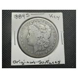 1884 S Key Date Morgan Dollar. Original Surfaces. Sigma Verified .90 Pre 1900