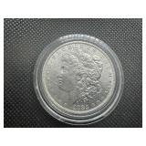1883 O Uncirculated Morgan Dollar. MS++++, Original Surfaces. Sigma Verified .90 Fine Pre 1900