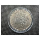 1881 AU Morgan Dollar. Original Surfaces, Sigma Verified .90 Pre 1900