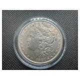 1881 AU Morgan Dollar. Original Surfaces, Sigma Verified .90 Pre 1900