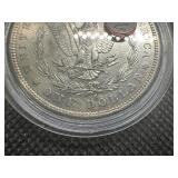 1880 S AU Morgan Dollar, Original Surfaces, Sigma Verified .90 Pre 1900