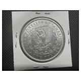 1880 AU Morgan Dollar. Original Surfaces, Sigma Verified .90 Pre 1900