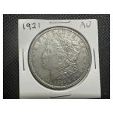 1921 Au Morgan Dollar - Original Surfaces. Sigma Verified .90 Pre 1945