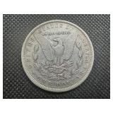 1890 AC Morgan Dollar. Original Surfaces, Sigma Verified .90 Pre 1900