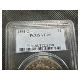 1894 O PCGS VG08 Morgan Dollar