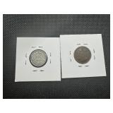 (2) Higher Grade Swiss Coins Incl Silver