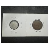 (2) Russian Coins from the 1900s