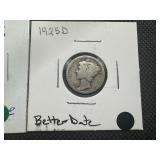 Better Date 1925 D & 1942 S Dimes