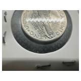 1944 D Choice Uncirculated Mercury Dime - FSB