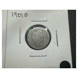 F 1914D & 1901 O Barber Dimes