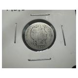 F 1914D & 1901 O Barber Dimes