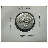 F 1914D & 1901 O Barber Dimes