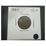 1884 VG+ Indian Head Cent