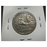 1915 XF+ Silver Italian 2 Lire