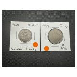 (2) Tougher Find World Coins