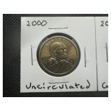 (2) Uncirculated Modern Dollars