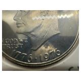 1976 S Type 2 Clad Proof Dollar