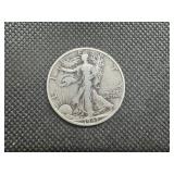1943 S Walking Liberty Half