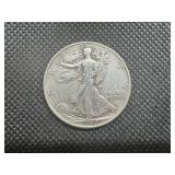 1944 VF+ Walking Liberty Half