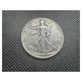 1944 VF+ Walking Liberty Half